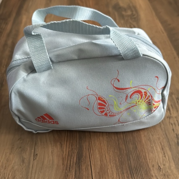 Adidas Sky Blue Duffel with Vibrant Design - Picture 1 of 3